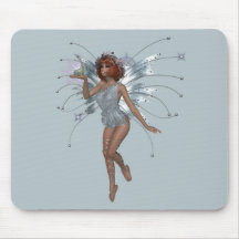 KRW Kiss the Frog Red Head Faery Mousepad