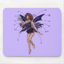 KRW Kiss the Frog Red Head Faery Mousepad