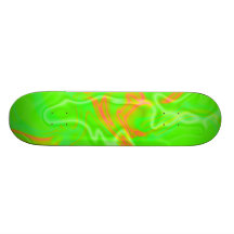 KRW Lime Green Electric Funk Skateboard