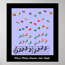 KRW Music Makes Dreams Take Flight Poster