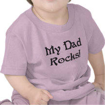 KRW My Dad Rocks Cute Baby Humour Shirt