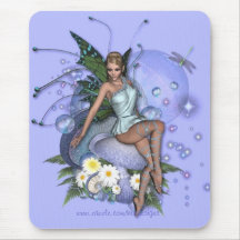 KRW Picking Daisies Faery - Custom Mouse Mats