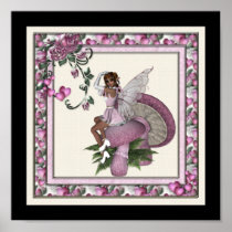 KRW Pink Heart Fairy Posters