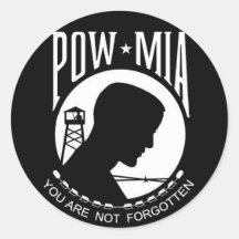 KRW POW-MIA You Are Not Forgotten Sticker