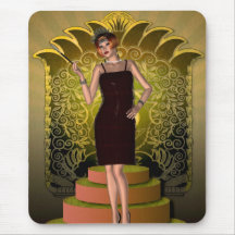 KRW Putting on the Ritz Deco Flapper II Mouse Mats