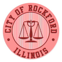 KRW Rockford Peach Baseball Team Stickers