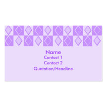 KRW Sea Foam Green Retro Diamond B... - Customized Business Card Templates