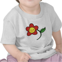 KRW Smiling Red Flower T-shirt