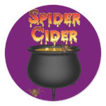 KRW Spider Cider Halloween stickers
