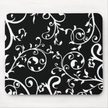 KRW Swirling Vines Mouse Mats