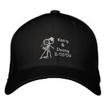 KRW Toon Bride and Groom Custom Name Baseball Cap