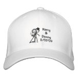 KRW Toon Bride and Groom Custom Name Embroidered Baseball Cap