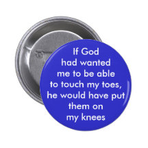 KRW Touch My Toes Funny Pins
