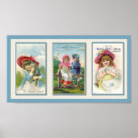 KRW Triple Vintage Label Print