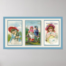 KRW Triple Vintage Label Print