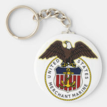KRW US Merchant Marine Seal Keychains