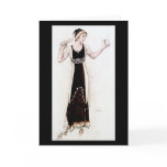 KRW Vintage Bakst 1912 Fashion Print Blank Card