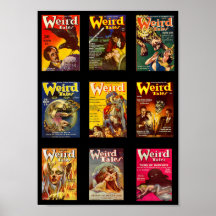 KRW Vintage Comic Book Poster