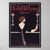 KRW Vintage Good Housekeeping 1912 Magazine Poster