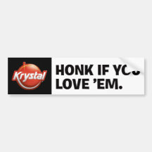 Krystal Bumper Stickers