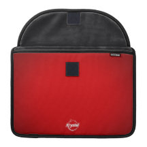 Krystal Logo Red MacBook Pro Sleeve