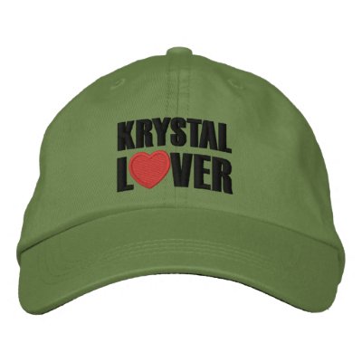 Krystal Lover Embroidered Baseball Cap Krystal Lover Embroidered Baseball Cap