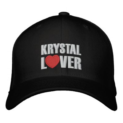 Krystal Lover Embroidered Baseball Cap Krystal Lover Embroidered Baseball Cap