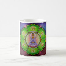 Kuan Yin "Om Mani Padme Hum" Coffee Mugs