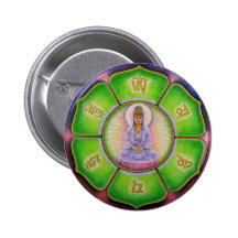 Kuan Yin "Om Mani Padme Hum" Pin