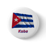 Kuba Fliegende Flagge mit Namen buttons