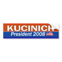 KUCINICH President Bumper Stickers