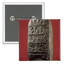Kudurru of King Melishikhu II Pinback Buttons