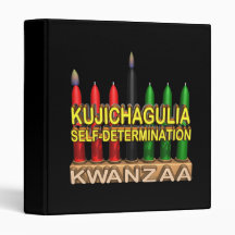 Kujichagulia 3 Ring Binders