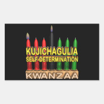 Kujichagulia Rectangular Sticker