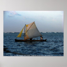 Kuna Ulu, île de Yansaladup, Panama Posters