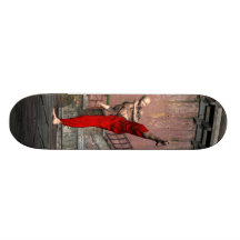 Kung Fu - coup-de-pied élevé en croissant Plateaux De Skateboards