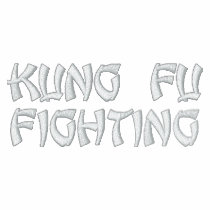 KUNG FU FIGHTING EMBROIDERED POLO SHIRT