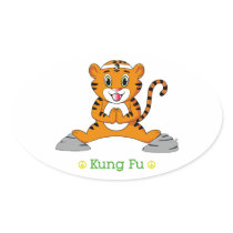 Kung Fu Tiger™ Sticker