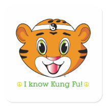 Kung Fu Tiger™ Sticker