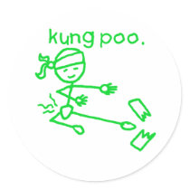 Kung Poo Sticker