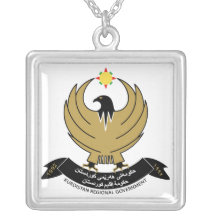 Kurdistan Coat of Arms Necklace