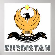 Kurdistan Coat of Arms Print