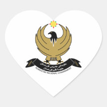 Kurdistan Coat of Arms Stickers