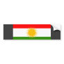 Kurdistan Flag Bumper Sticker