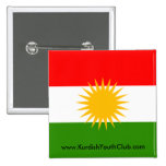 Kurdistan Flag Button