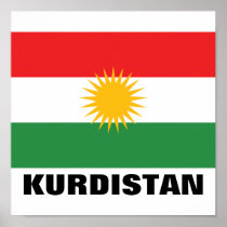 Kurdistan Flag Print