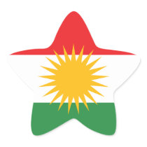 kurdistan star stickers