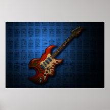 KuuMa Guitar 01 (B) ポスター