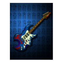 KuuMa Guitar 02 (B) ポストカード