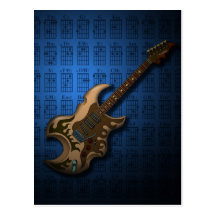 KuuMa Guitar 04 (B) ポストカード